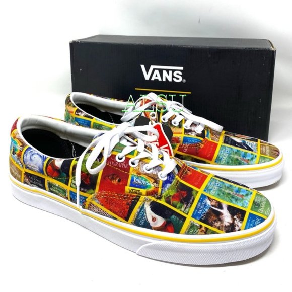 VANS National Geographic Collaboration Women's Era Red Nat Size 6.5 VN0A4U39WJZ - Picture 4 of 11